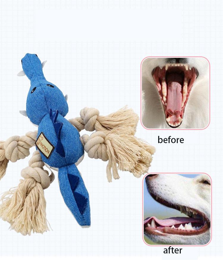 High Quality Lovely Squeaky Tough Dogs Toys New Dog Cotton Toys