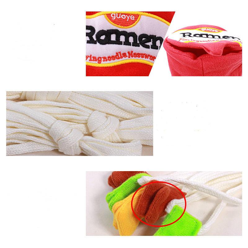 Custom Pet Hand-pulled Noodle Sniffing Toy General Soft Safe Educational Toys For Cats Dogs