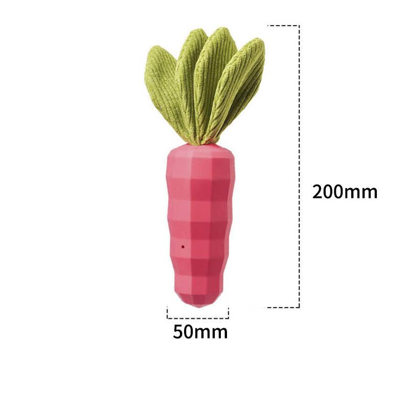 Universal Bite-resistant Molar Puppy Vocal Carrot Wholesale Chew Pet Voice Toys