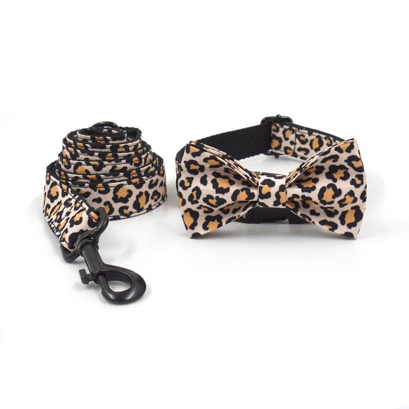 Wholesale Dog Lead And Collar Set With Bow Tie In Bulk Pet For Shopping