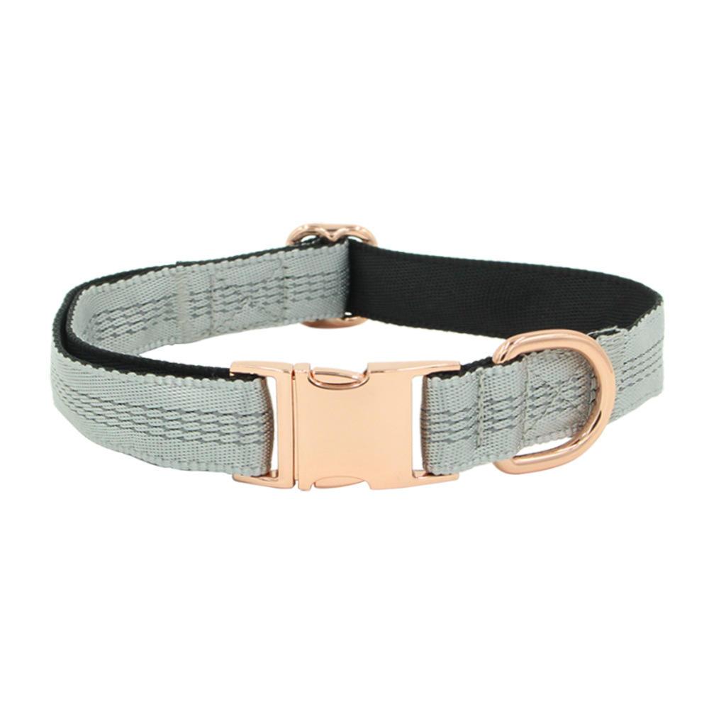 Reflected Wholesale Nylon Dog Collars Custom Can Be Printed With Words