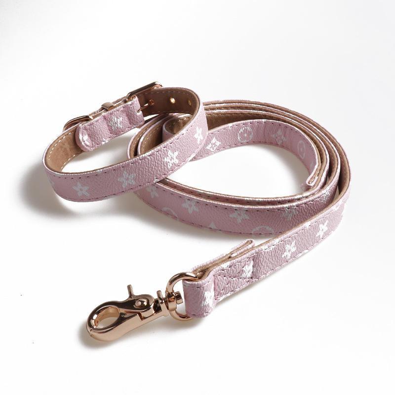 2022 High Quality Waterproof Wholesale Pu Leather Custom Dog Collar And Leads