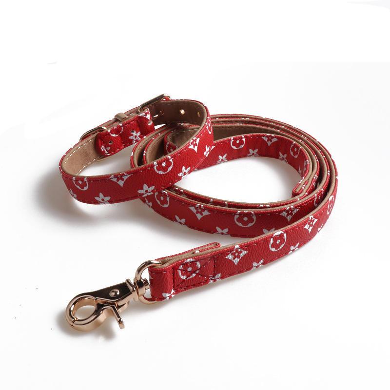 2022 High Quality Waterproof Wholesale Pu Leather Custom Dog Collar And Leads