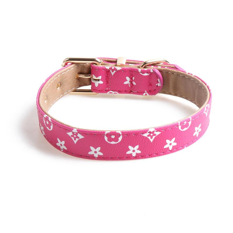 2022 High Quality Waterproof Wholesale Pu Leather Custom Dog Collar And Leads