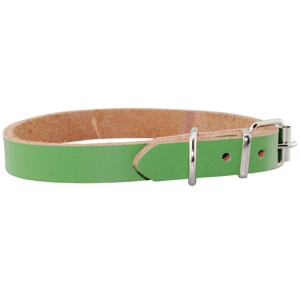 Wholesale Neck Strap Pu Leather Solid Soft Colorful Pet Dog Collar For Small Medium Large Dogs Puppy Kitten Cats