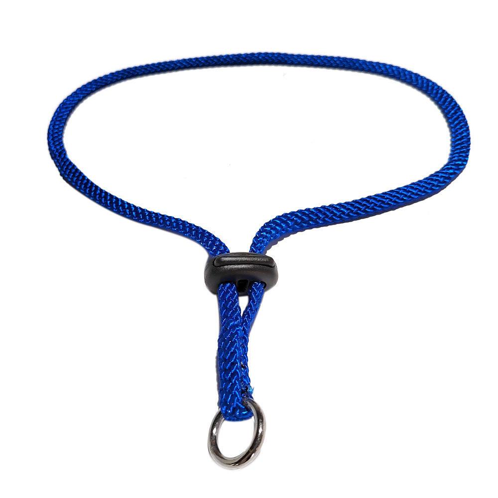 Wholesale Pet Collar Training Rope Control Chain Braided Fast Collar Ring Nylon Braided Rope Dog Collar