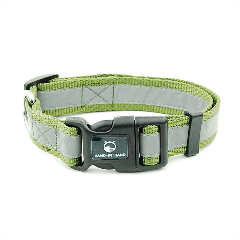 Pet Collar Dog Nylon Material Reflective Collar Pet Collars For Night Outdoor Sport