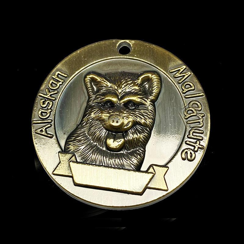 New Design Retro Ancient Bronze Dog Tag Supports A Generation Of Pet Id Card Processing Laser Lettering Pet Id Card