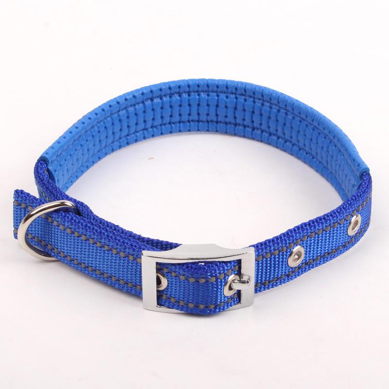 Pet Nylon Braided Reflective Silk Dog Collar Dog Neck Sleeve Pet Leash Collar