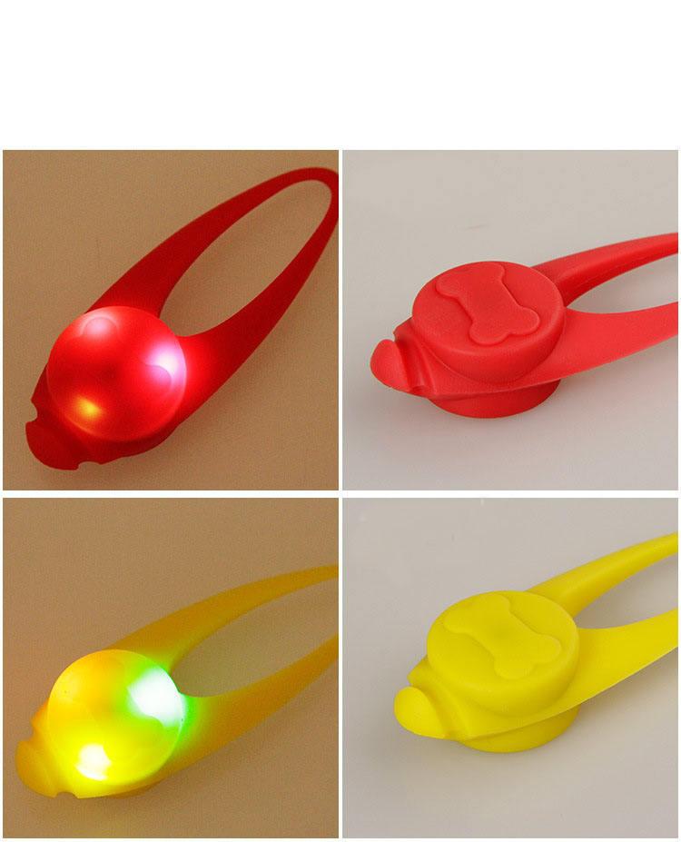 Led Luminous Silicone Pet Pendant Collar Decorative Fixed Pet Supplies Dog Collar