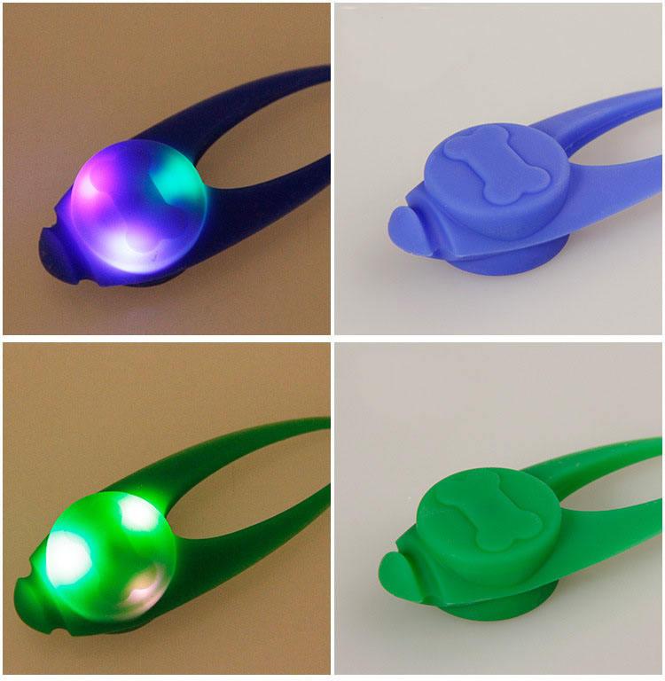 Led Luminous Silicone Pet Pendant Collar Decorative Fixed Pet Supplies Dog Collar