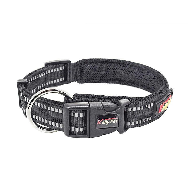 Other Pet Collars Soft Neoprene Padded Breathable Nylon Pet Collar Adjustable Reflective High Quality Dog Collar