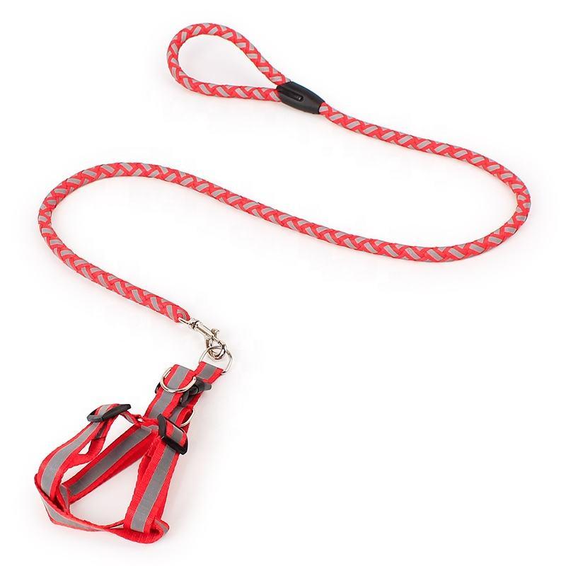 Manufacturer Wholesale In Stock Durable Comfortable Pet Leash Set Retractable Dog Harness And Leash