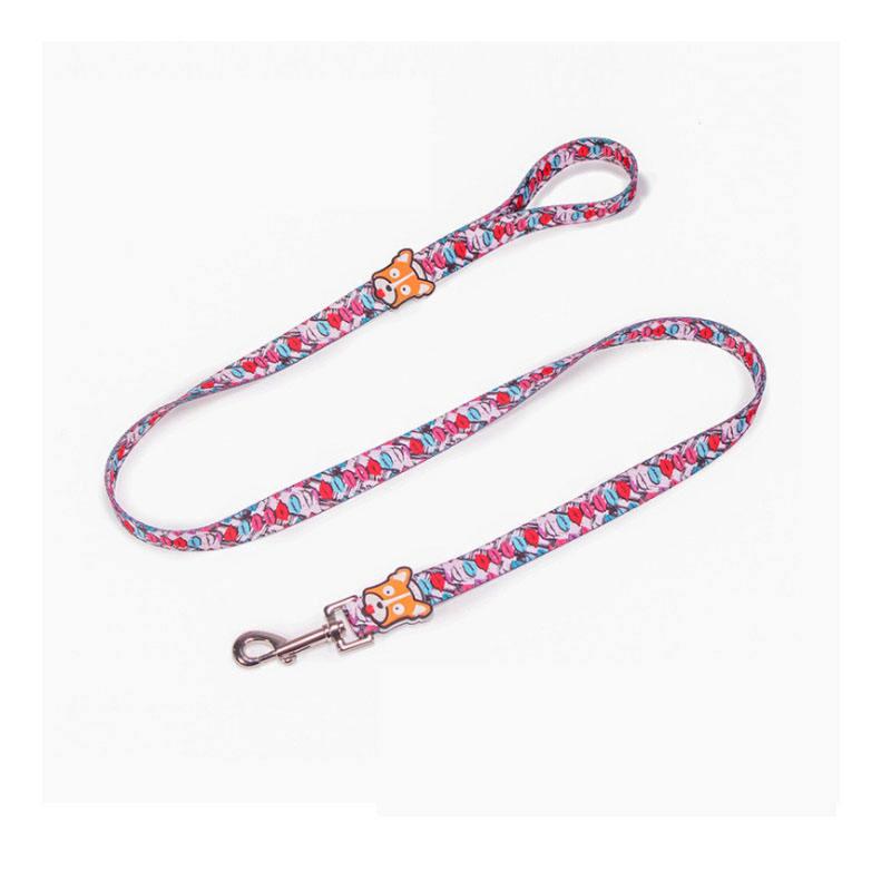 Pet Summer Durable Colorful Designer Fashion Dog Leash Trendy Stylish Comfortable Dog Leash