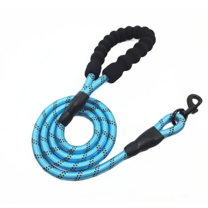 New Style Nylon Reflective Round Rope Leash For Big Dogs