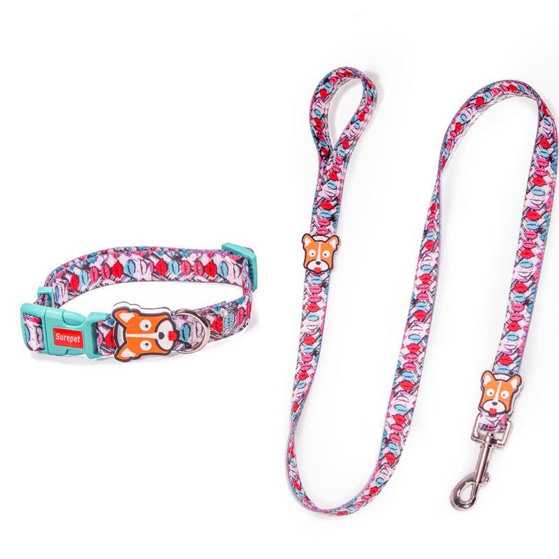 High Quality Designers Pet Dog Harness Leash And Collar Wholesale Dog Leash