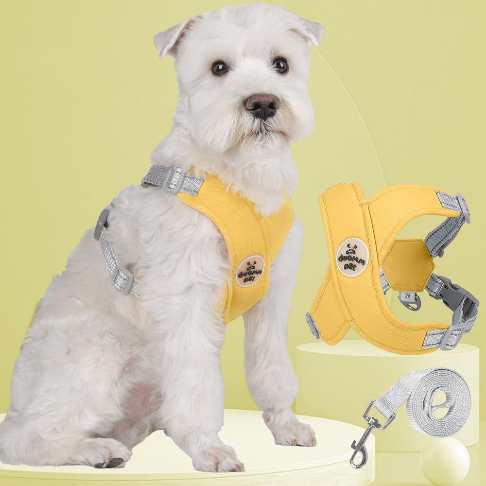 Breathable Pet Reflection Adjustable Cute Dog Harness Custom Logo Wholesale Dog Harness