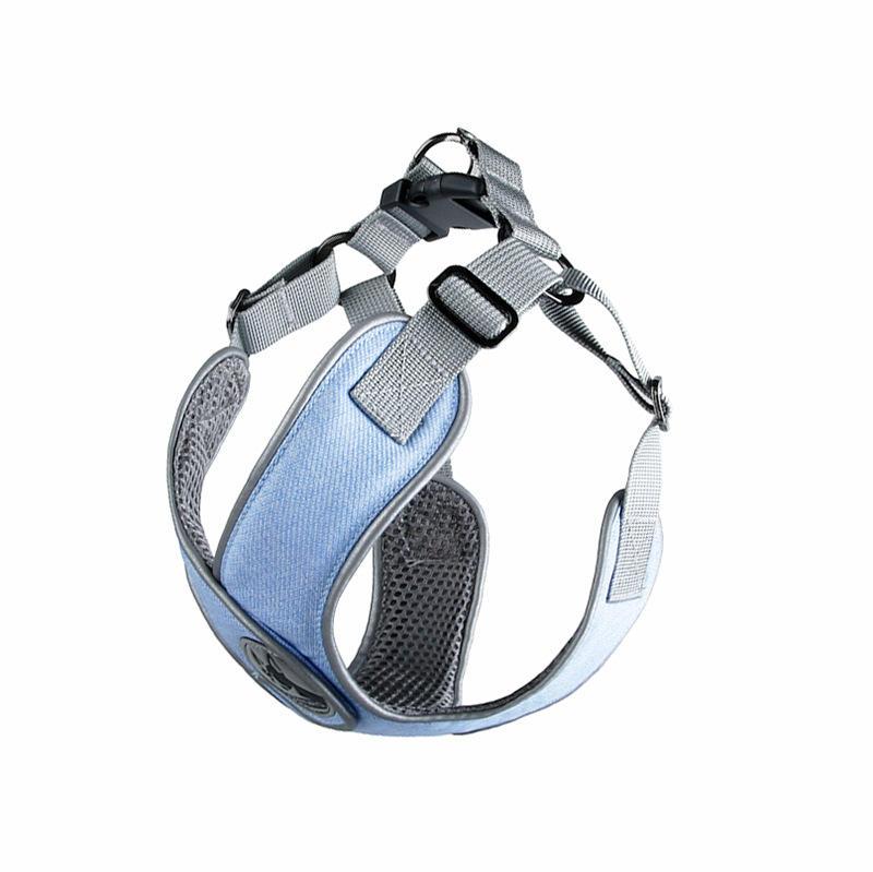 Custom Adjustable Soft No Pull Small Pet Nylon Mesh Dog Harness