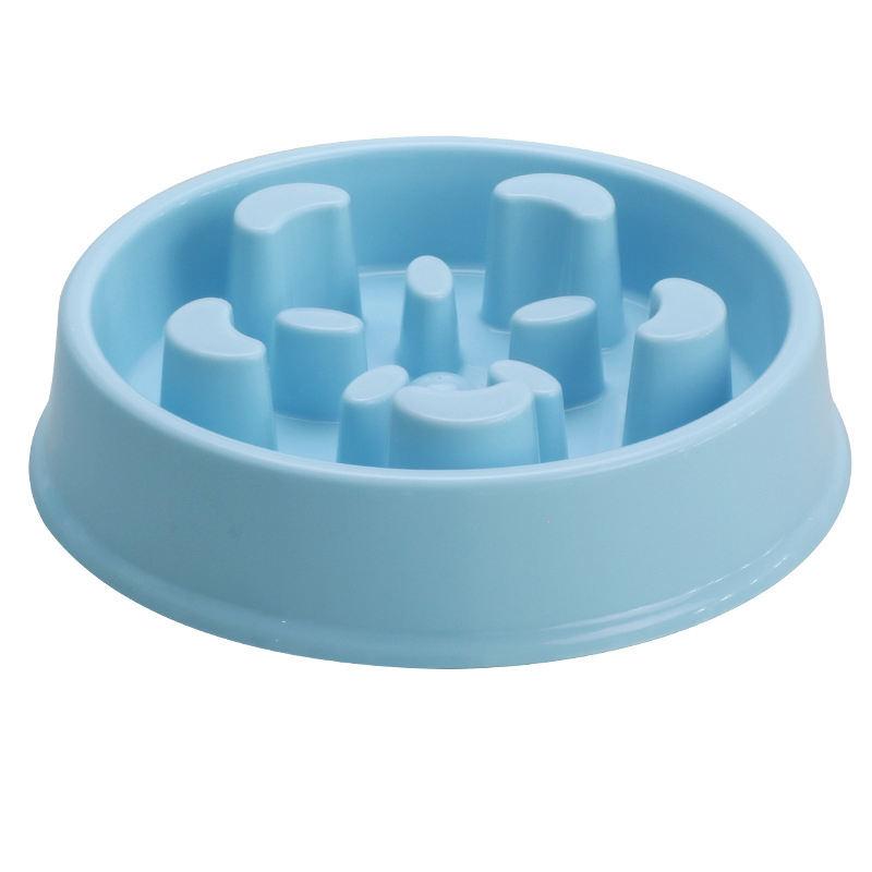 Wholesale High Quality New Plastic Pet Slow Feeder Bowl Non-slip Maze Pet Free Sample Slow Food Dog Bowl