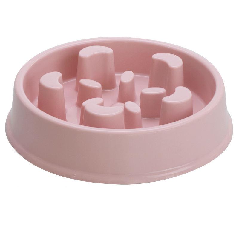 Wholesale High Quality New Plastic Pet Slow Feeder Bowl Non-slip Maze Pet Free Sample Slow Food Dog Bowl