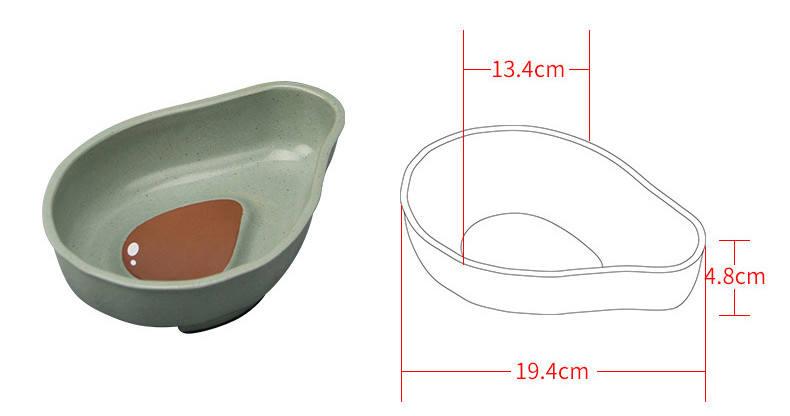 New Design To Sale Fashion Bamboo Multi-color Pet Dog Feed Water Food Non Slip Single Bowl