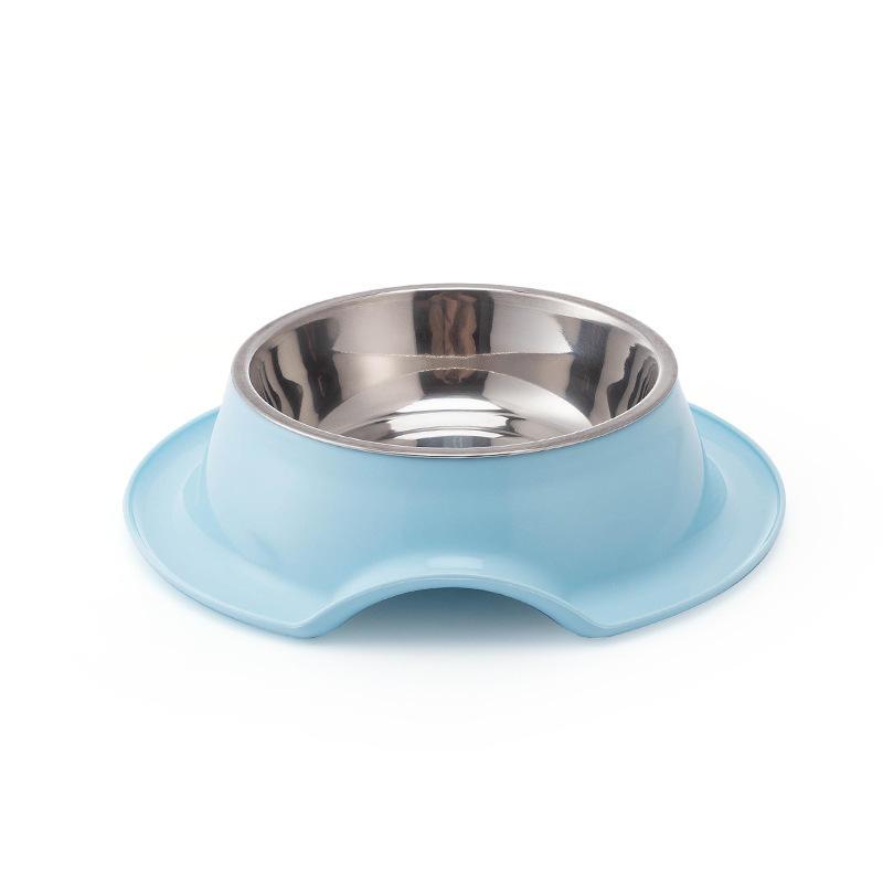 Anti-skid Drinking Feeding Stainless Steel Dog Bowl Food Container