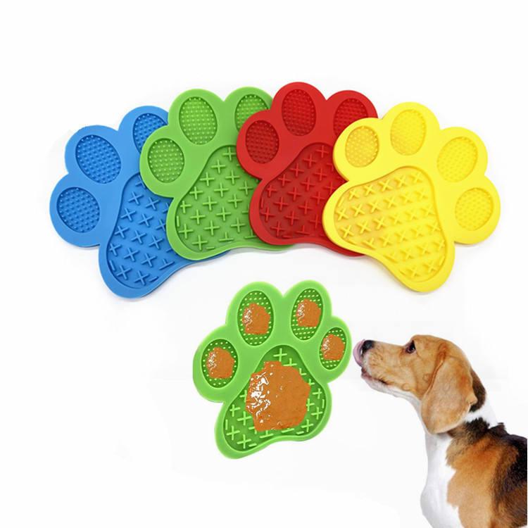 Silicone Sucker Dog Licking Mat Slow Feeder Dog Bowl