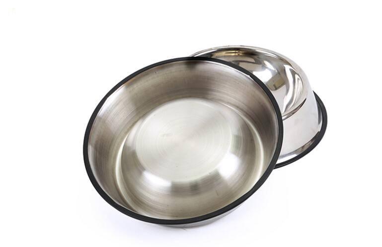 Puppy Kitten Travel Anti Slip Stainless Steel Pet Dog Cat Bowl