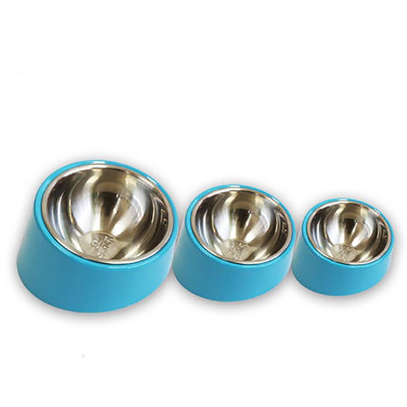 Super Design Detachable Stainless Steel Pet Food Bowl