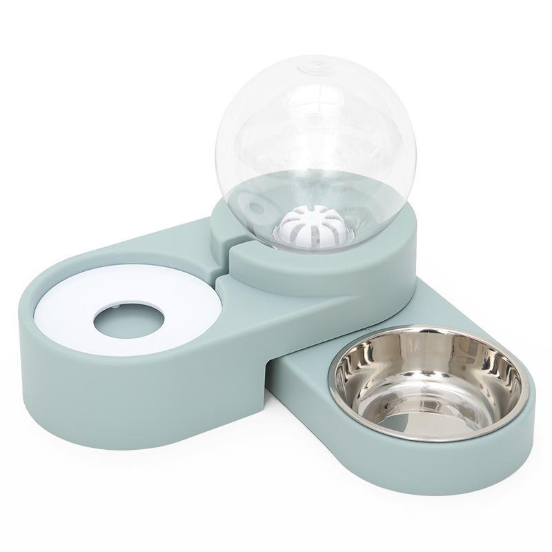 New Design Automatic Pet Dog Food Feeder Pet Water Dispenser Pet Drinking Bowl