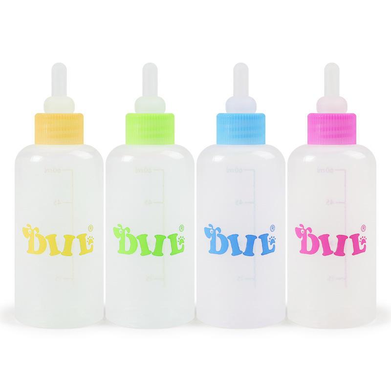 Pet Wholesale 60ml Puppy Milk Feeding Bottle Set Dog Feeding Nursing Bottle