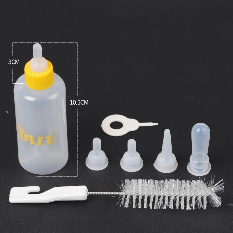 Pet Wholesale 60ml Puppy Milk Feeding Bottle Set Dog Feeding Nursing Bottle