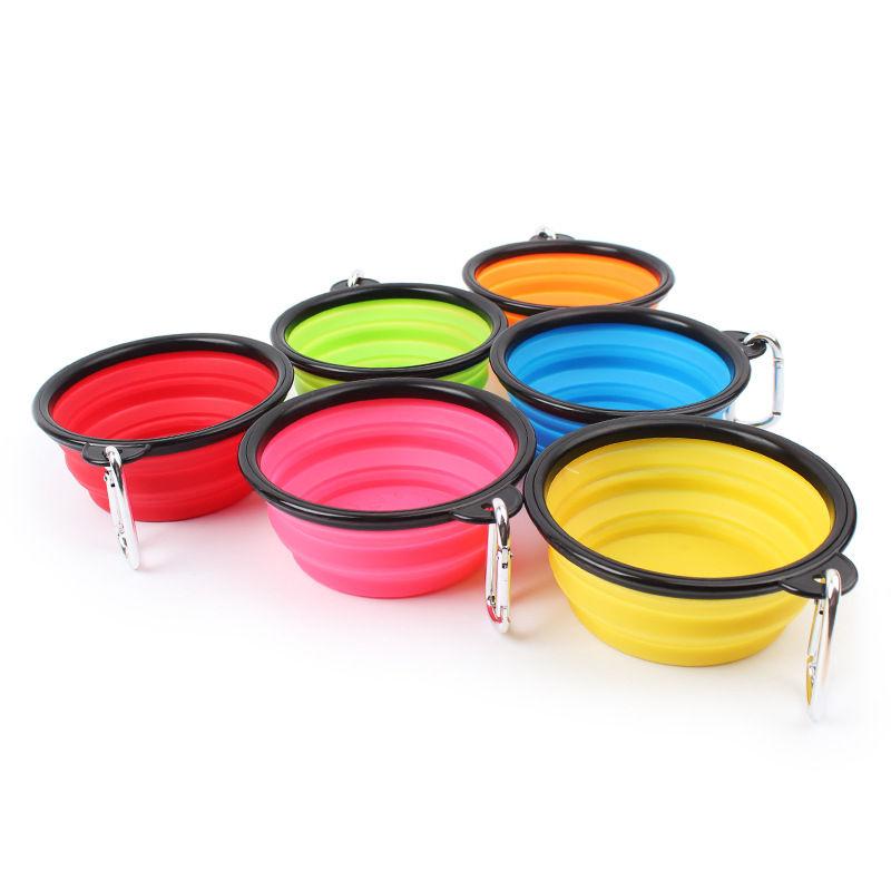 Travel Wholesale Portable Folding Slow Foldable Feeder Tpe Dog Bowl