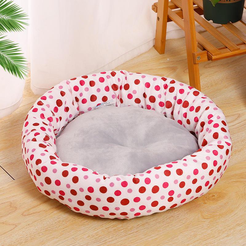 Economical Handmade Thickened Random Decor Plush Cat Bed New Multifunctional Puppy Cat Bed