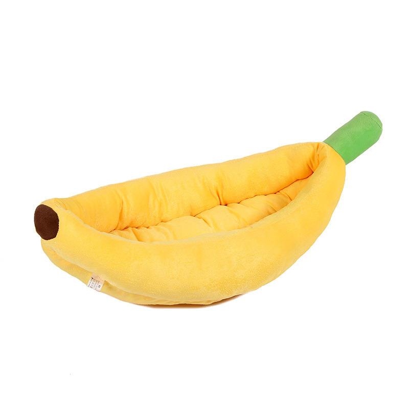 Removable Washable Banana Style Dog Relaxing Bed Custom Dog Beds For Medium Dogs