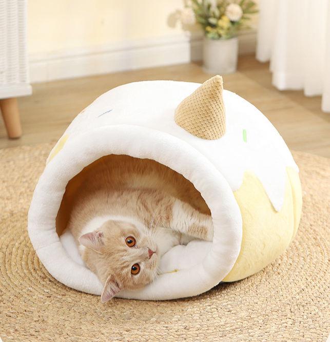 Plush Insulation Wholesale Custom Cushion Cat Bed Good Quality Funny Beds For Cats