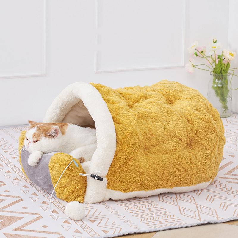 Warm Sealed Thickened Washable Extra Large Dog Sofa Cat Round Pet Beds Wholesale Cat Cave Beds