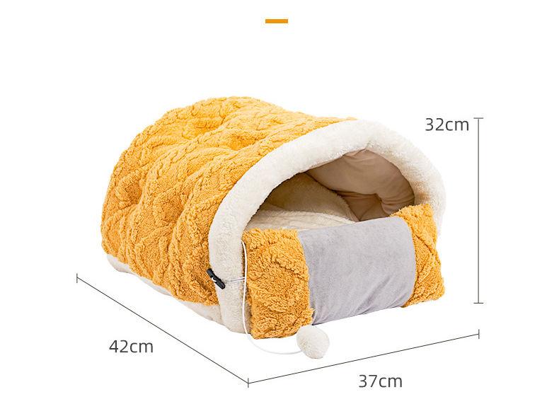 Warm Sealed Thickened Washable Extra Large Dog Sofa Cat Round Pet Beds Wholesale Cat Cave Beds