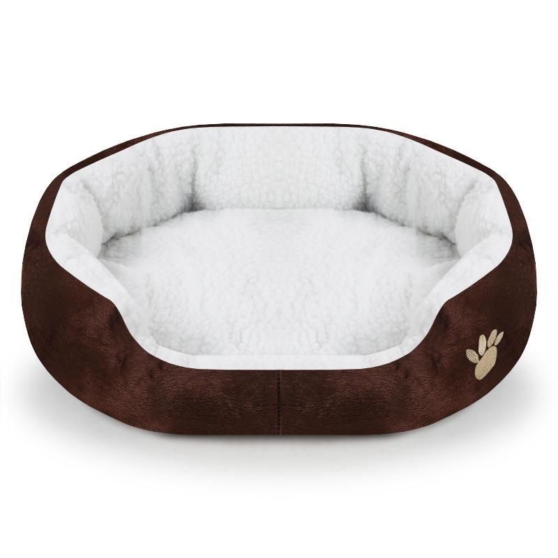 Factory Direct Sale Fashion Lamb Fleece Kennel Wholesale Low Price Pet Dog Bed