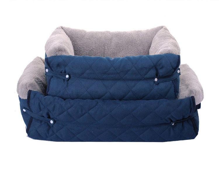 New Multifunctional Pet Sofa Cat Dog Washable Mattress Flip Small And Medium Animals Autumn Winter Warm Bed