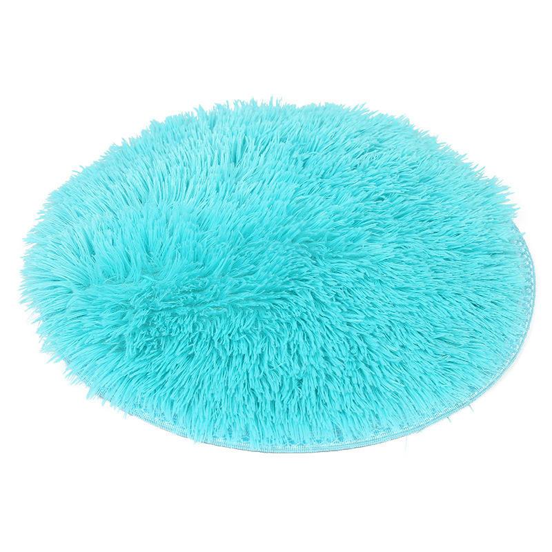 Autumn Winter Round Pet Mat 2023 New Comfortable Warm Lush Pet Cat Bed