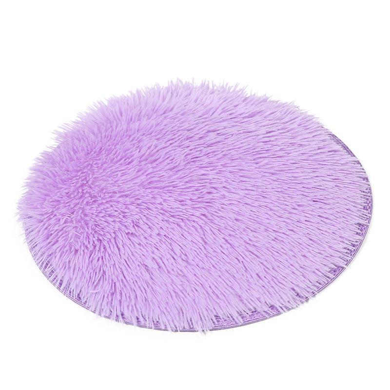 Autumn Winter Round Pet Mat 2023 New Comfortable Warm Lush Pet Cat Bed