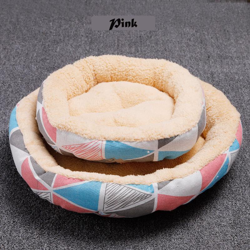 Camas Mascotas China Cute Modern Round Designer Canvas Cheap Pet Bed Supplies Dog Bed