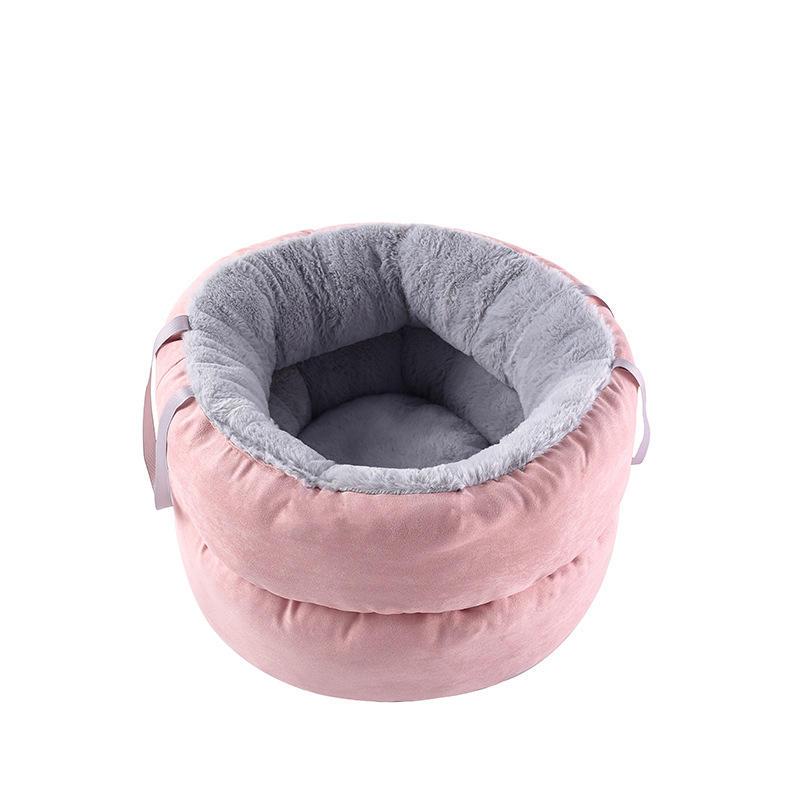 Cheap Price Portable Dog Luxury Travel Round Bed For Custom Made In China Factory