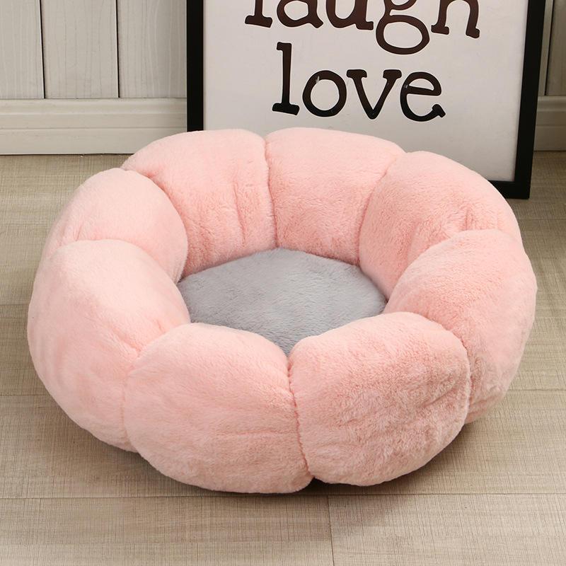 New Product All Year Round Luxury Pet Bed Wholesale Cat Dog Round Pet Soft Bed