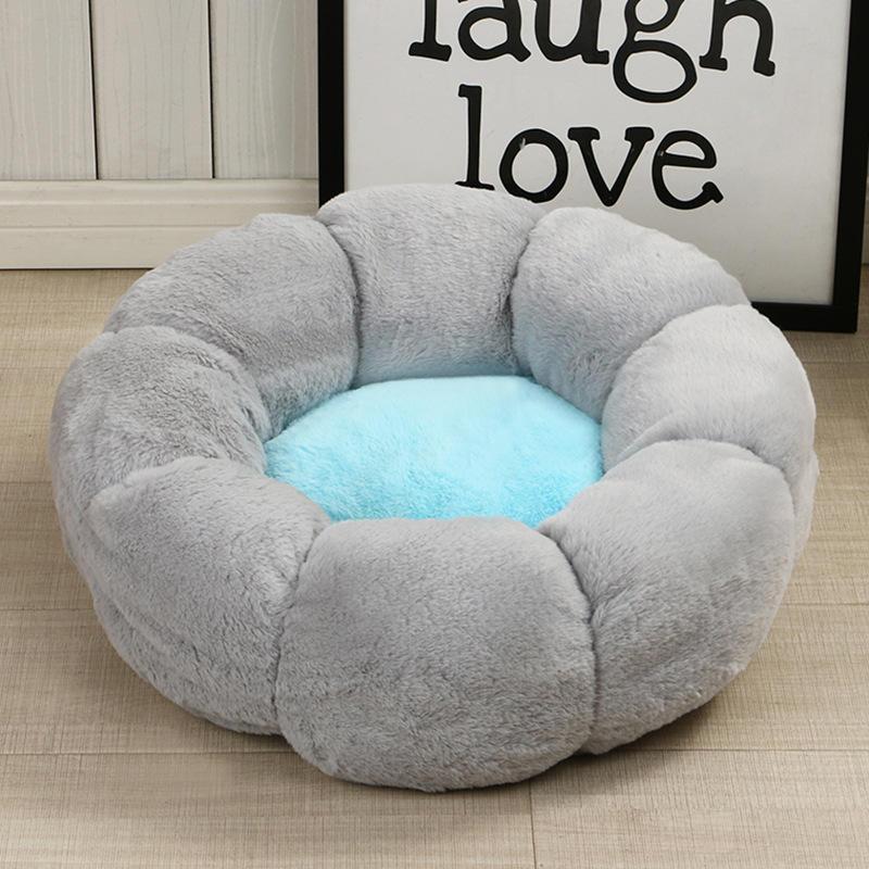 New Product All Year Round Luxury Pet Bed Wholesale Cat Dog Round Pet Soft Bed