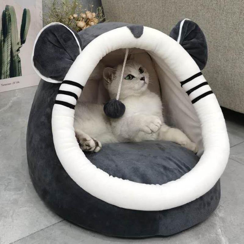 Hot Selling Custom New Home Warm Pet House Cave Dog Bed Sofa Cheap Dog Bed