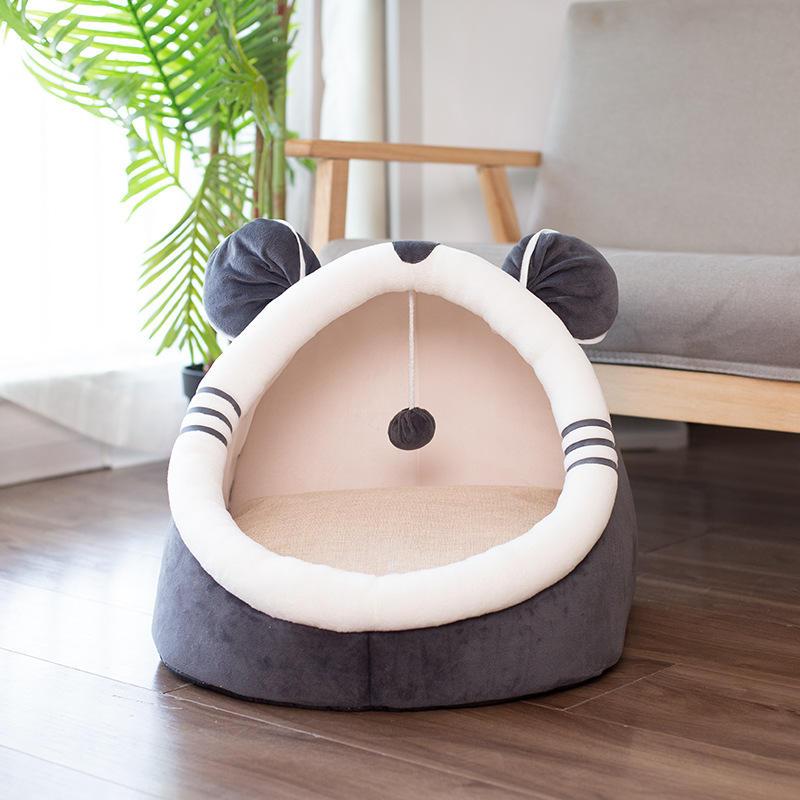 Hot Selling Custom New Home Warm Pet House Cave Dog Bed Sofa Cheap Dog Bed