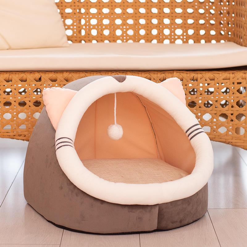 Hot Selling Custom New Home Warm Pet House Cave Dog Bed Sofa Cheap Dog Bed