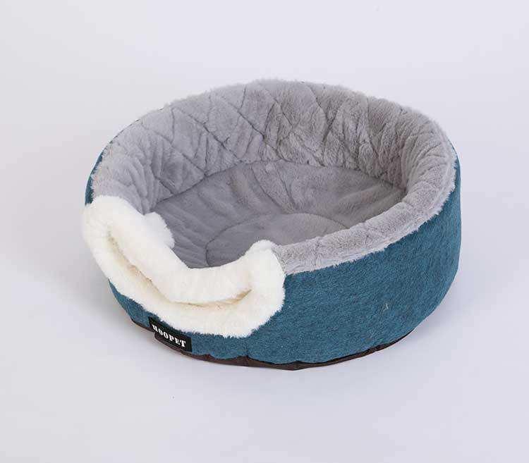 Wholesale Luxury Soft Folding Cave House Shape Pet Cat Bed